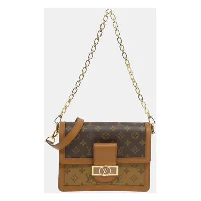 Louis Vuitton Monogram Reverse Dauphine Mm Shoulder Bag