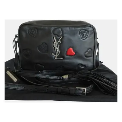 Saint Laurent Black Leather Shoulder Bag