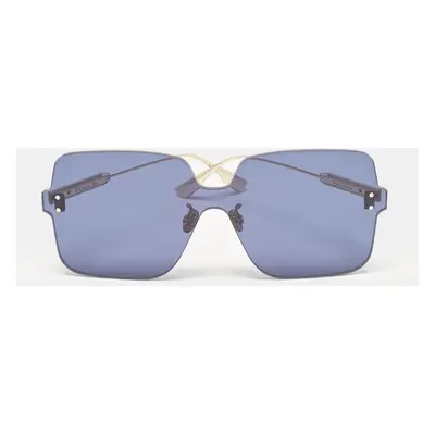 Dior Blue/Gold DiorColorQuake1Rimless Shield Sunglasses