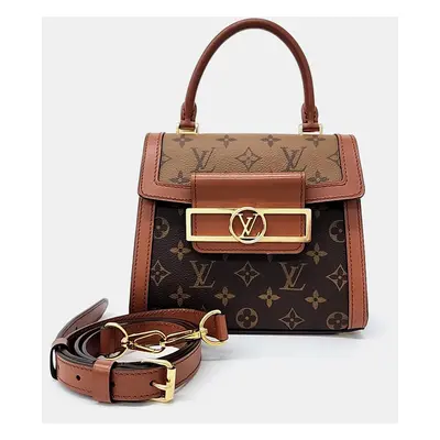 Louis Vuitton Brown Coated Canvas Dauphine bag