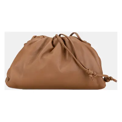 Bottega Veneta Brown Lambskin The Mini Pouch