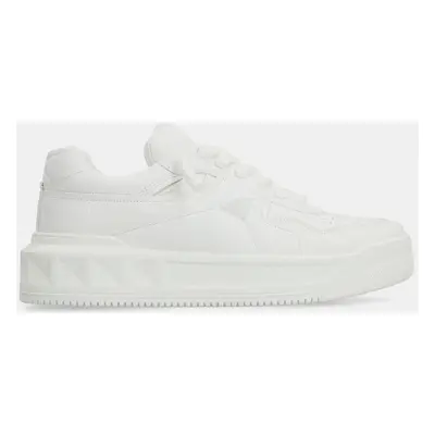 Valentino White One Stud Low-top Sneakers IT