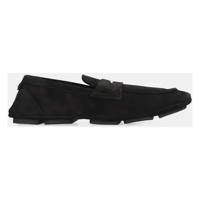 Dolce & Gabbana Black Suede Loafers Men’s IT