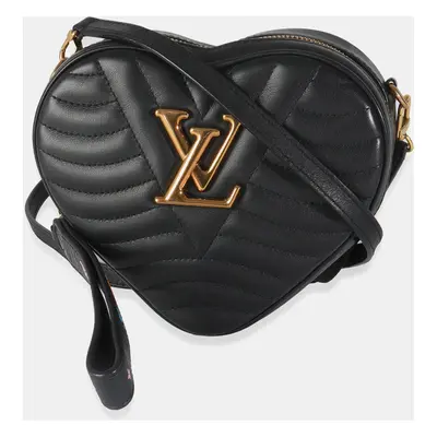 Louis Vuitton Black Calfskin New Wave Heart Bag