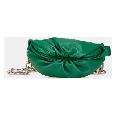 Bottega Veneta Green Lambskin Belt Chain Pouch