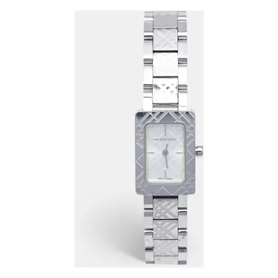 Burberry Silver Stainless Steel Heritage BU1170 Women's Wristwatch