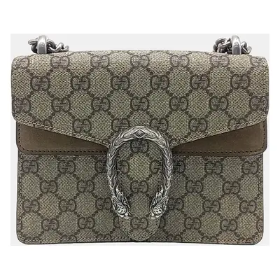 Gucci Beige Canvas Dionysus Crossbody Bag