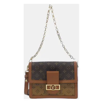 Louis Vuitton Monogram Reverse Dauphine Mm Shoulder Bag