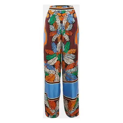 Emilio Pucci Multicolor Printed Silk Trousers