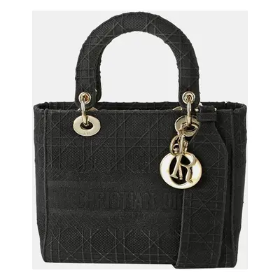 Dior Lady D-LITE Medium Tote And Shoulder Bag