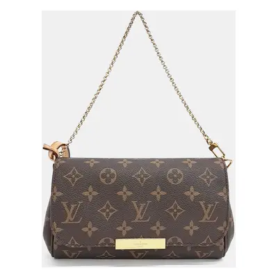 Louis Vuitton Brown PVC Favorite PM Bag