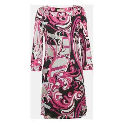 Emilio Pucci Multicolor Printed Jersey Mini Dress