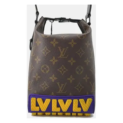 Louis Vuitton Noir Monogram Lv Rubber Cruiser Messenger Bag