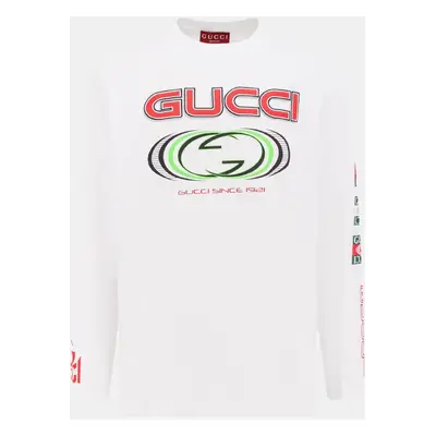 Gucci White Cotton T-Shirt