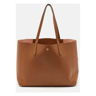 Tory Burch Brown Leather Perry Tote