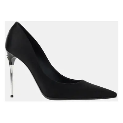 Dolce & Gabbana Black Satin Pumps IT