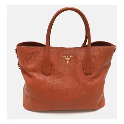 Prada Brown Leather Tote