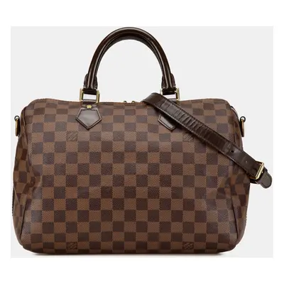 Louis Vuitton Brown Damier Ebene Speedy Bandouliere