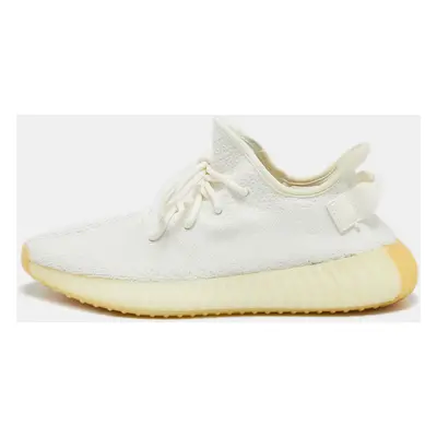 Yeezy x Adidas White Knit Fabric Boost V2 Cream Sneakers Size 2/3