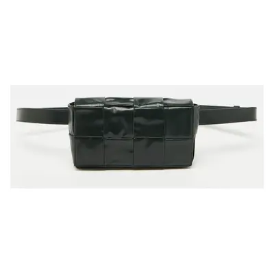 Bottega Veneta Dark Green Leather Cassette Belt Bag