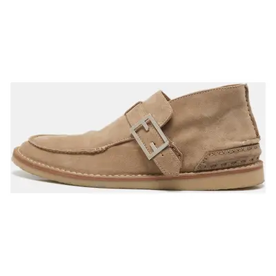 Fendi Beige Suede Desert Desert Boots Size