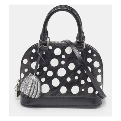 Louis Vuitton x Yayoi Kusama Black/White Epi Leather Dots Alma BB Bag