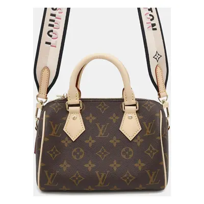 Louis Vuitton Noir Monogram Speedy Bandouliere Shoulder Bag