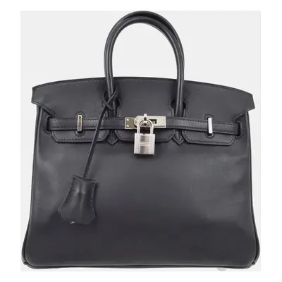 Hermes Black Swift Birkin Handbag