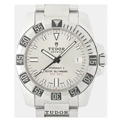 Tudor Silver Stainless Steel Hydronaut II Automatic Men's Wristwatch mm