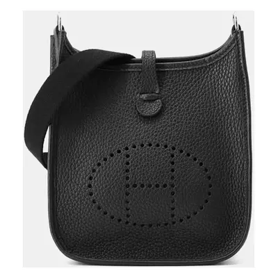 Hermes Evelyne Black Taurillon Clemence Size Tpm