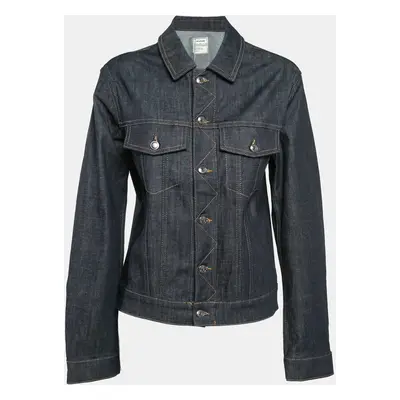 Zadig & Voltaire Blue Denim Button Front Base Brut Jacket