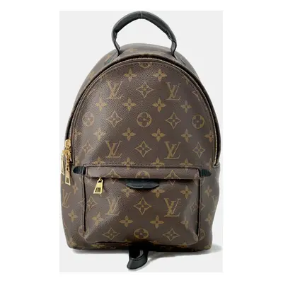 Louis Vuitton Noir Monogram Canvas Palm Springs PM Backpack