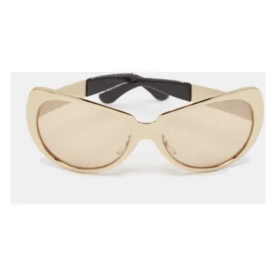 Versace Brown Gold Tone X99/P Cat Eye Sunglasses