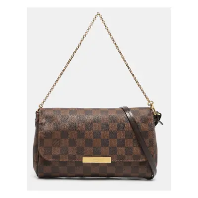 Louis Vuitton Damier Ebene Canvas Favorite MM Bag