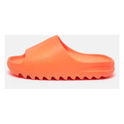 Yeezy x Adidas Neon Orange Rubber Enflame Orange Slides Size