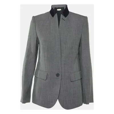 Stella McCartney Dark Gray Wool Single Breasted Blazer