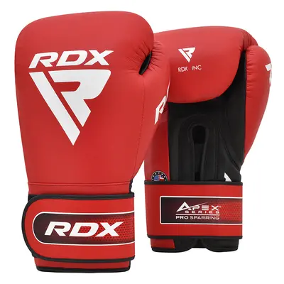 RDX APEX Sparring/Training Boxing Gloves Hook & Loop Red