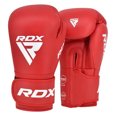 RDX IBA Boxing Gloves for Amateur Competitions Red / Red