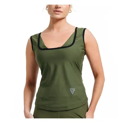 RDX W1 Women Sweat Vest Without Zipper Army Green