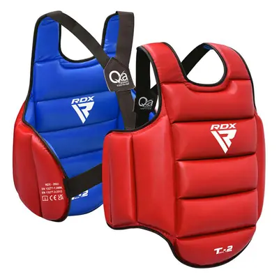 RDX T2 Karate Chest Guard / WhiteBlack