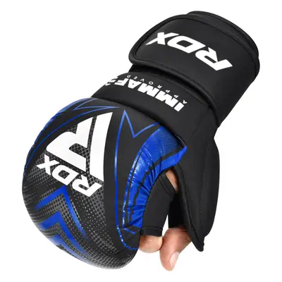 RDX Grappling Gloves Shooter Immaf-1 Blue / Blue