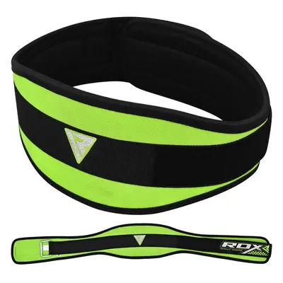 RDX Inch Neoprene Gym Belt Green