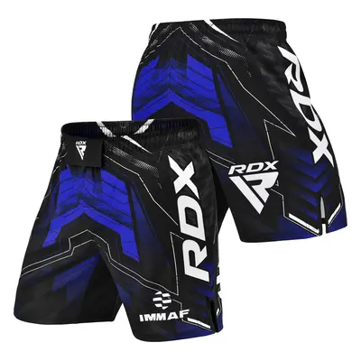 RDX IMMAF Approved MMA Fight & Training Shorts Blue / Blue