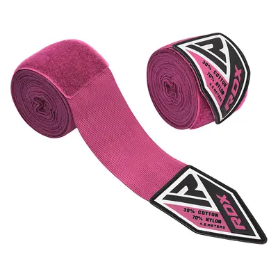 RDX RP 4.5m Pink Women Pro Hand Wraps Tape for Boxing, MMA & Muay Thai Pink