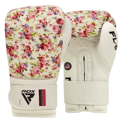 RDX FL6 Floral Boxing Gloves / White