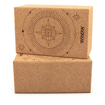 RDX D5 Cork Yoga Block Non-Slip Brick Single