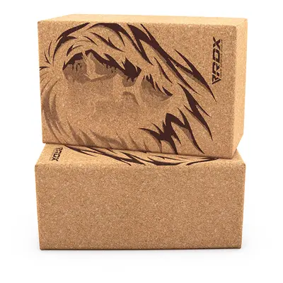 RDX D1 Cork Yoga Block Non-Slip Brick Single