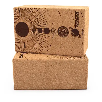 RDX D4 Cork Yoga Block Non-Slip Brick Single