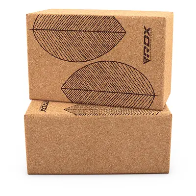 RDX D3 Cork Yoga Block Non-Slip Brick Single