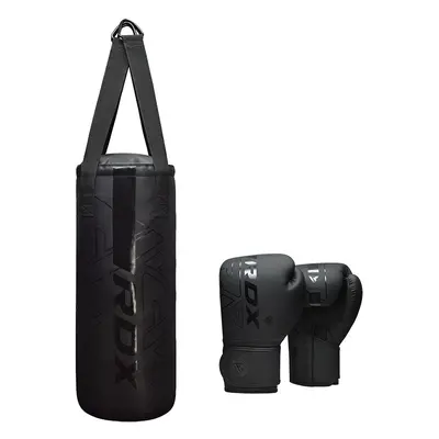 RDX F6 KARA Kids Punch Bag & 6OZ Gloves Silver / Filled